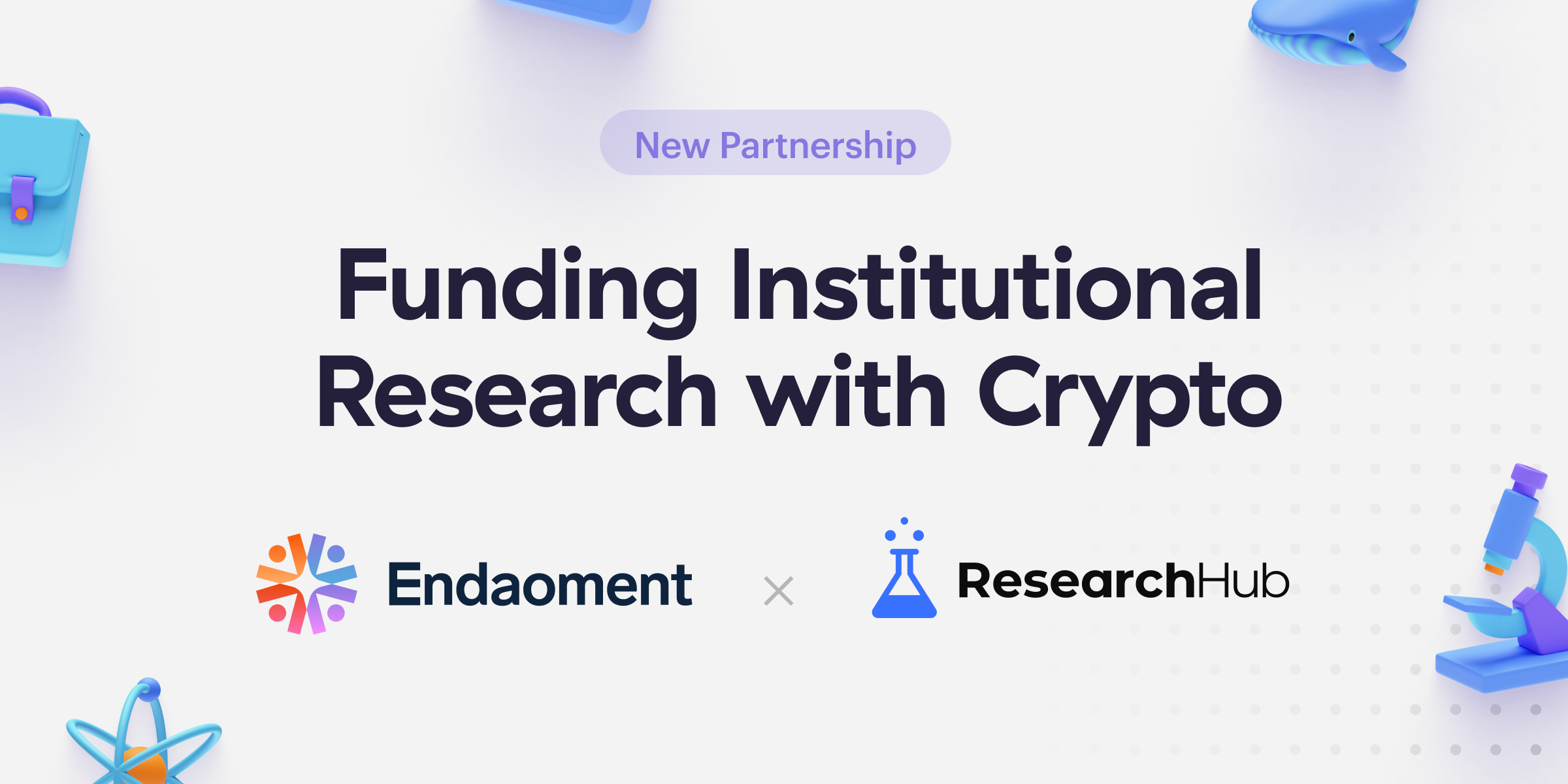 Endaoment Partners with ResearchHub: Funding Institutional Research with Crypto