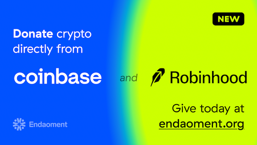 Bringing Direct Donations to Coinbase and Robinhood