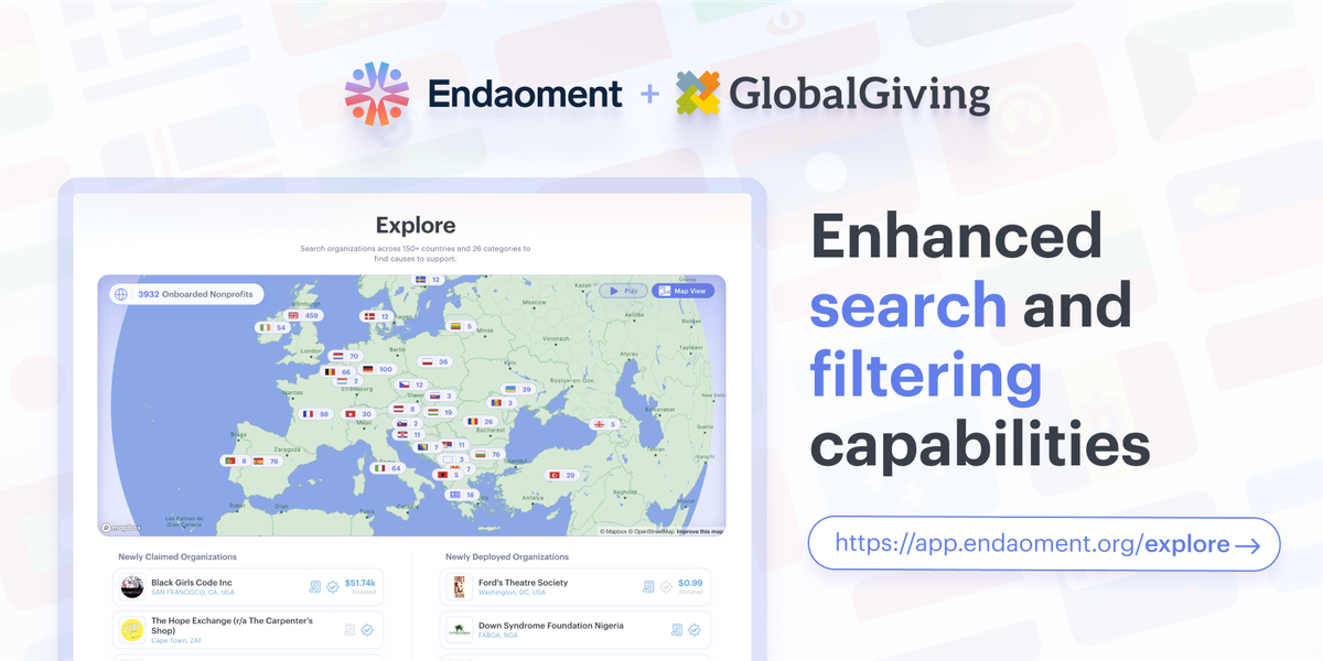 Navigating Global Impact: A New Search Experience on Endaoment