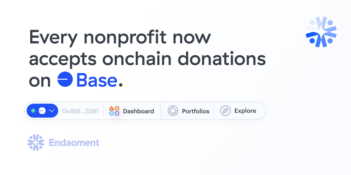 Endaoment Launches on Base – Our First Layer 2