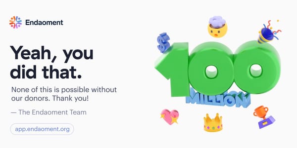 Celebrating $100M in Donations