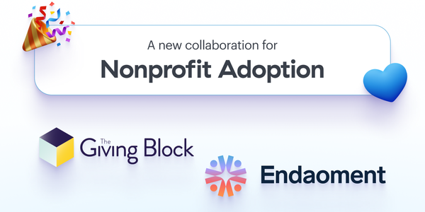 Endaoment and The Giving Block Announce Renewed Onboarding Partnership